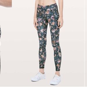 Lululemon Speed Up Tight Frosted Rose Multi Floral Leggings